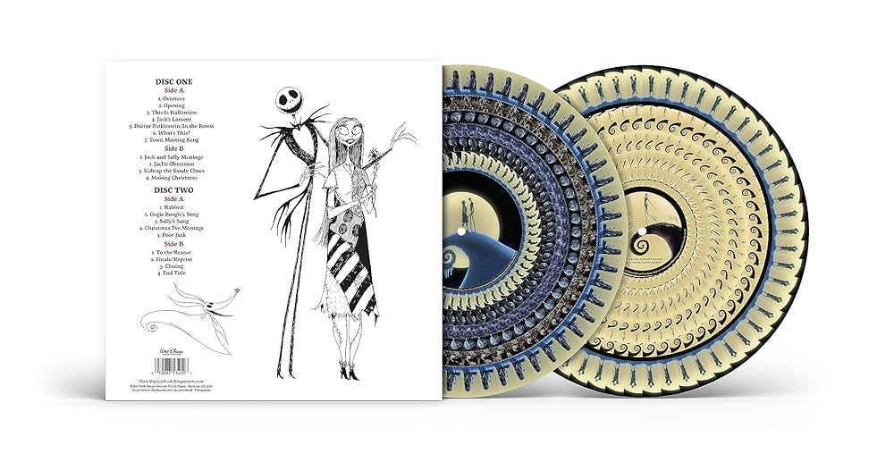 The Nightmare Before Christmas (Original Motion Picture Soundtrack) Zoetrope Picture Disc 2XLP