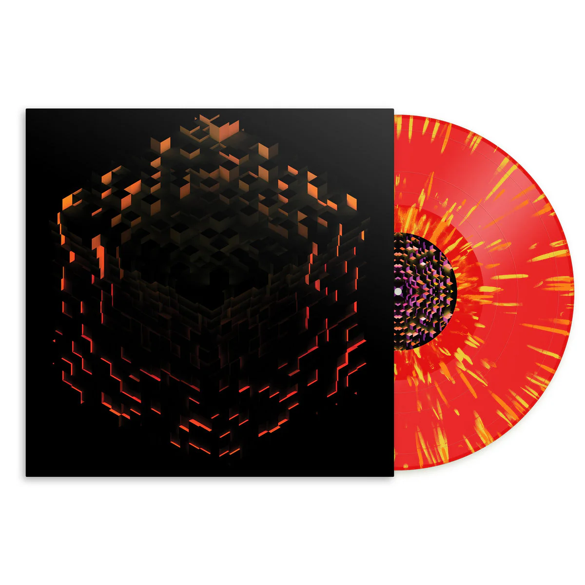 Minecraft Volume Beta Deluxe Limited Version Red Orange & Yellow Splatter Vinyl 2xLP (הזמנה מוקדמת)